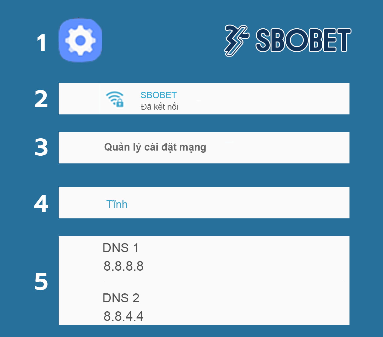 huong dan doi dns tren android